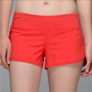 Lululemon speed up lined shorts 4”